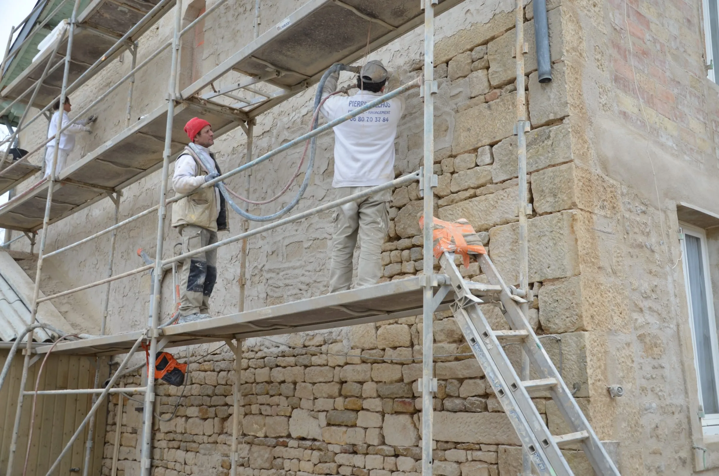 Pierres apparentes — chantier SARL Millaud