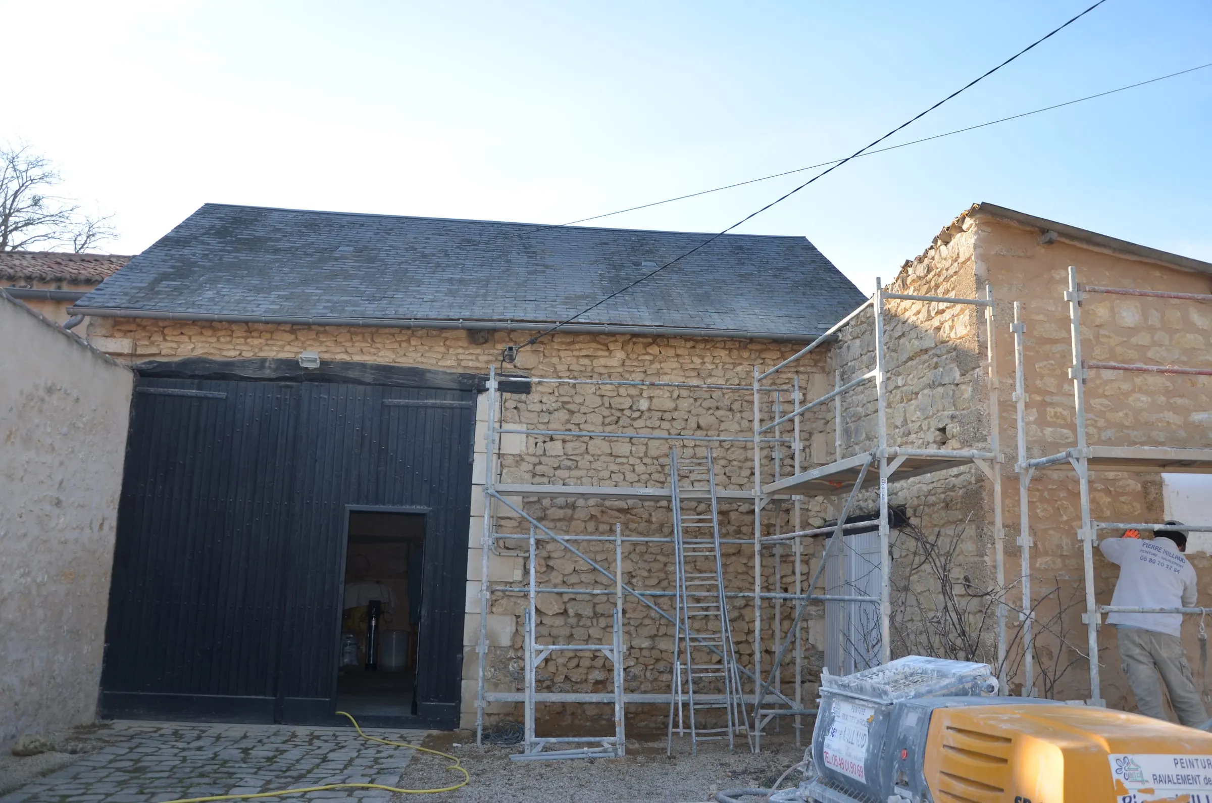 Pierres apparentes — chantier SARL Millaud