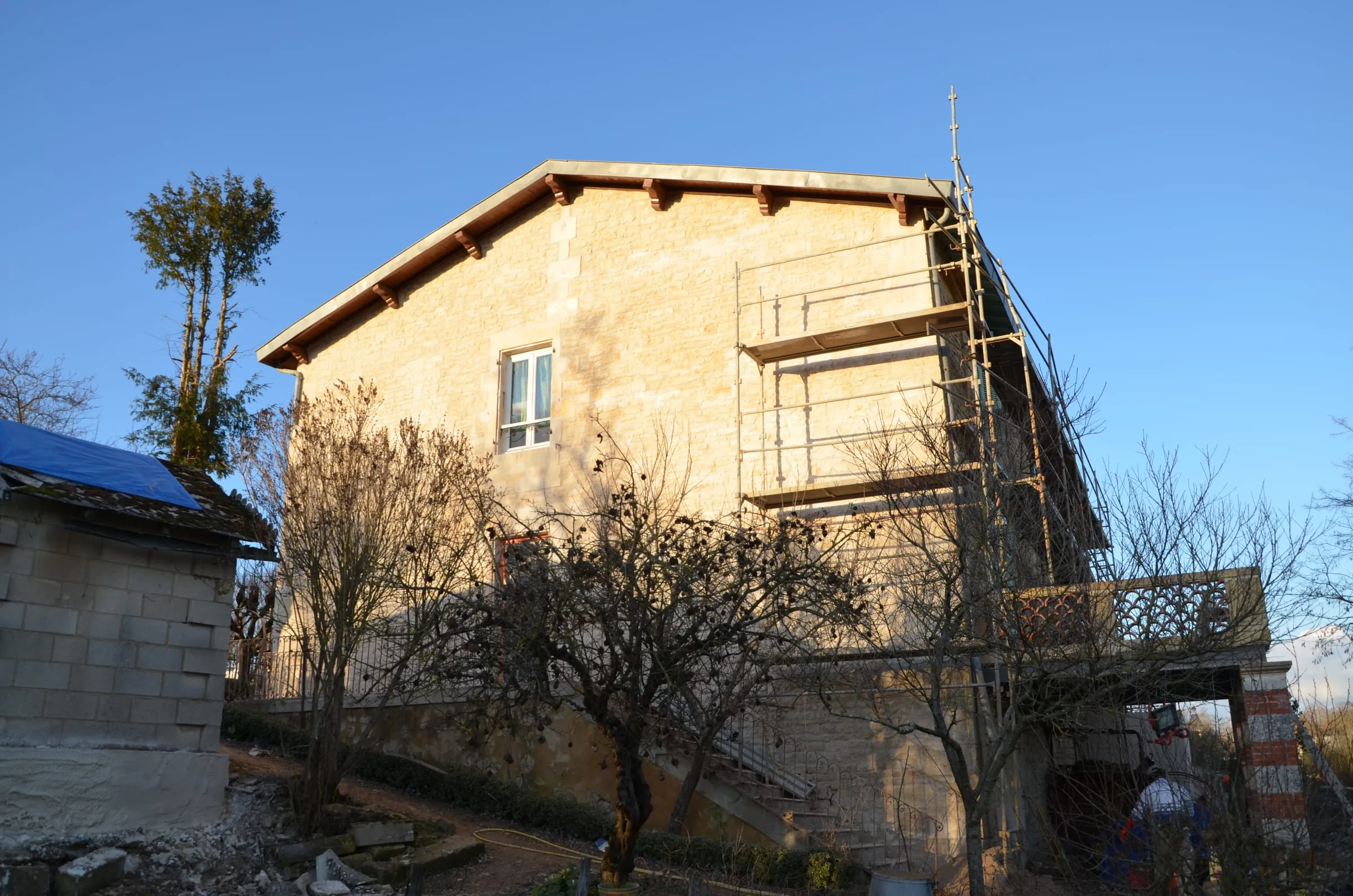 Pierres apparentes — chantier SARL Millaud