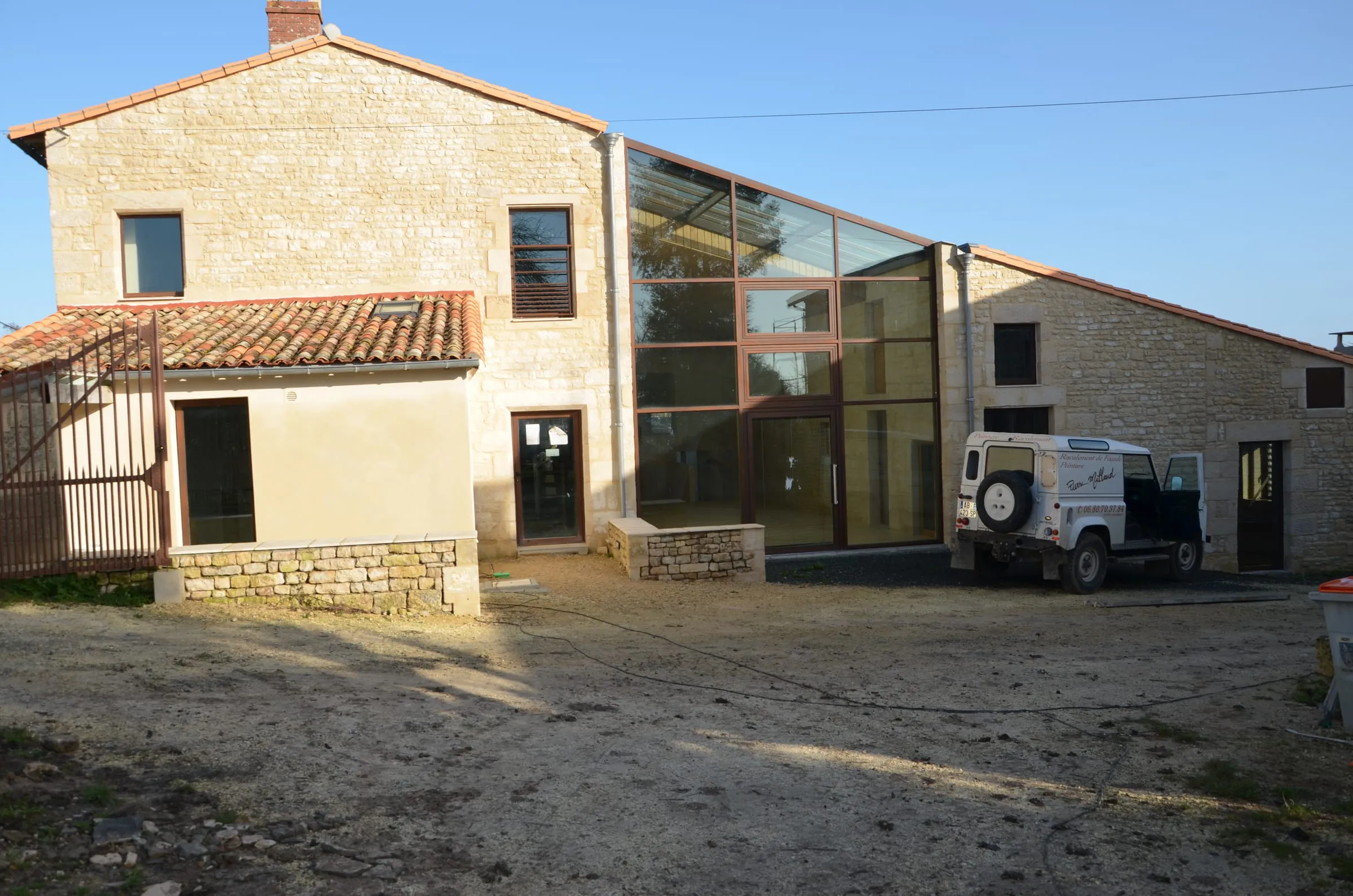 Pierres apparentes à Vienne — chantier SARL Millaud